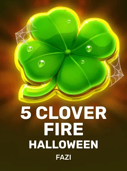 5 Clover Fire Halloween game tile